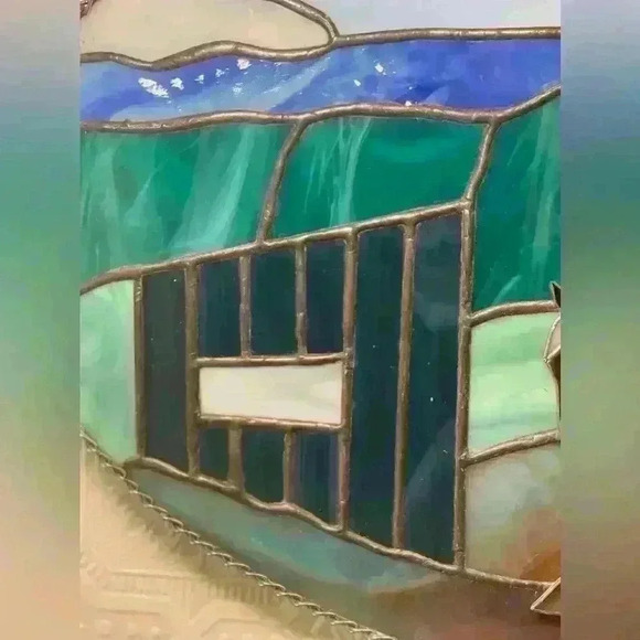 "Beautiful  Horse Play" Stained Glass Window Panel - Picture 6 of 14